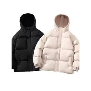 Veste matelassée surdimensionnée pour homme avec logo personnalisé, vêtements de rue, veste d'hiver épaisse et chaude, veste d'hiver pour homme - Product Image 5