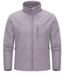 Veste de motard Softshell blindé pour hommes respirant coupe-vent couche extérieure doublure polaire coupe réglable garniture de sécurité réfléchissante tout - Product Image 1