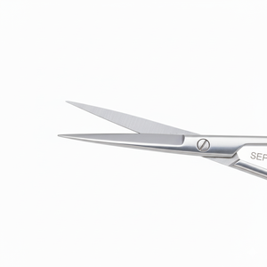 Ciseaux chirurgicaux de qualité médicale professionnelle en acier inoxydable, droits, tranchants/ciseaux irisés pour hôpitaux, laboratoires et cliniques - Product Image 3