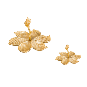 Cuenco para servir de mesa hecho a mano con acabado antiguo dorado, juego articulado de diseño único con Metal para servir ensaladas - Product Image 6