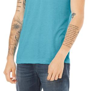 2025 été nouvelle mode col rond hommes T-Shirt séchage rapide couleur unie ample décontracté à manches courtes tricoté tissu uni teint Stock - Product Image 5