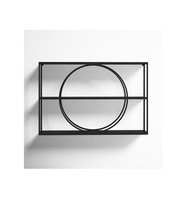 Tables consoles en métal doré d'inspiration antique élégantes avec des solutions de rangement fonctionnelles pour les chambres à coucher et les entrées
