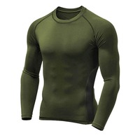 Ensembles de compression pour hommes adultes grande taille de haute qualité - Séchage rapide, écologiques, respirants, antibactériens, réversibles, 2 pièces pour la course