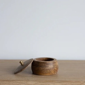 Handmade Eco-friendly Mango Wood Food <b>Storage</b> Jar with Customized Options and Carton Packaging - Product Image 2