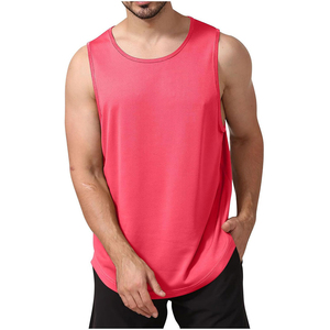 Débardeur pour homme couleur noire personnalisée débardeur en coton respirant sans manches parfait pour l'été tenue décontractée ou entraînement - Product Image 1