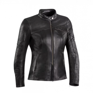 Veste de course en cuir perforé de vache/canguro pour femmes, pour la conduite urbaine en moto, avec protections CE niveau 2, toutes tailles - Product Image 1