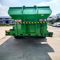 Nouveau système de récupération de fumier vert pour litière de vache HINDA ZPJ-8 180HP pour l'épandage de matériau de matelas de stalles de vaches