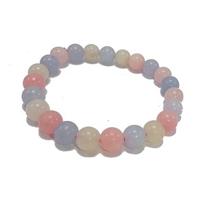 Pulsera de Cristal de Morganita, Cuentas Redondas de 8mm, Piedra Preciosa, Moda, Regalo para Hombre y Mujer, Energía - Product Image 2