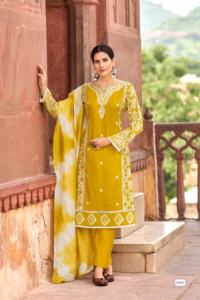 Premium Batik Print Chandelier Bordado y Lace Work Kurtis Set Collection - Product Image 3