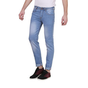 Custom High Quality Men's <b>Jeans</b> Pant New Design Fashionable Casual Style Solid Color Comfortable Cotton Fabric - Product Image 2
