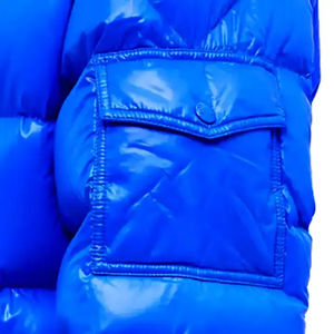 Men's Canvas Puffer <b>Jacket</b> Hooded <b>Packable</b> Streetwear Customizable Eco-Friendly High Quality Trendy Popular - Product Image 3