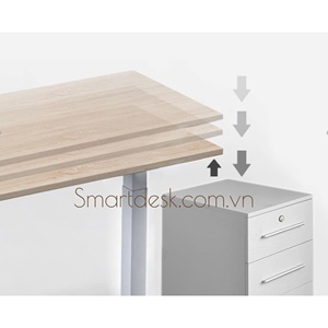 Adjustable Metal SMARTDESK HOME Black - Product Image 2