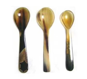 Cuillère en corne de buffle artisanale, écologique, lavable au lave-vaisselle, design moderne, vaisselle naturelle unique - Product Image 4