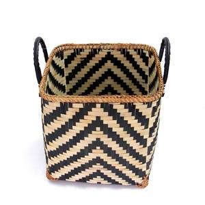 Paniers à linge en bambou tressés à la main à 100 %, naturels, écologiques, bon marché, pour un usage quotidien, produits pour la maison et le jardin - Product Image 3