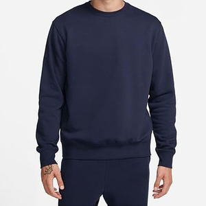Vêtements pour hommes personnalisés sweatshirts en coton respirant avec col rond pull à manches longues tendance polaire saison d'hiver taille 6XL - Product Image 1