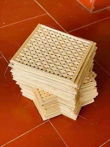 Prix attractif Top Tendance Bambou Sangle Grille Tissé Bambou Tenture Murale Nouvel An Produit Décoratif - Product Image 2