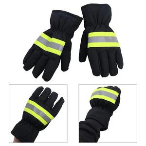 Guantes de Bombero Resistentes al Fuego, Retardantes de Llama, Resistentes a la Abrasión, Guantes de Seguridad de Algodón FR para Bomberos - Product Image 3