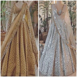 Của phụ nữ phong cách mùa hè ăn mặc giản dị Mono SATIN LỤA với ren Sequins thêu lá gương làm việc patta vải in - Product Image 3