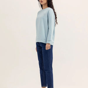 Manufacturer Custom <b>Crewneck</b> Fleece Cotton <b>Sweater</b> Oversized <b>Crewneck</b> Vintage Women Sweatshirt - Product Image 4