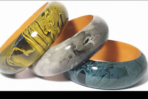 Brazalete de resina personalizado para el diseño de moda, nuevo brazalete de resina de diseño personalizado hecho a mano - Product Image 2