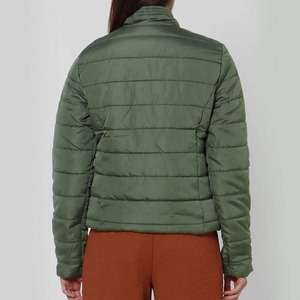 Chaqueta de Invierno Acolchada con Cierre de Cremallera y Estampado Personalizado de Alta Calidad para Mujer, Nueva Chaqueta de Moda Transpirable de Manga Larga para Mujer - Product Image 4