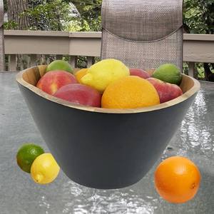 Acacia Wood Salad Serving <b>Bowl</b> with Servers <b>Wooden</b> Salad <b>Bowl</b> Salad <b>Bowl</b> with Servers Wood <b>Bowl</b> Salad Set <b>Large</b> Salad <b>Bowl</b> - Product Image 4