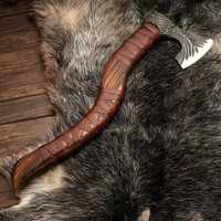 Hache Tomahawk, hache viking de qualité supérieure, en acier à haute teneur en carbone, avec manche en bois, vente en gros, haute qualité, pour le camping, avec étui