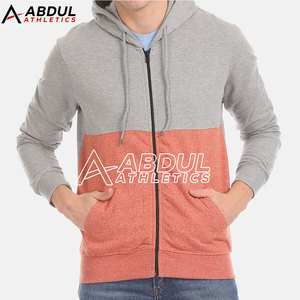 เสื้อฮู้ดซิปสำหรับผู้ชาย100% บริการ OEM - Product Image 1