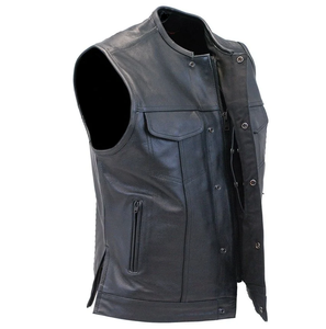 Gilet en cuir en gros à vendre en ligne Gilet en cuir personnalisé pour hommes de meilleure qualité 2024 - Product Image 1