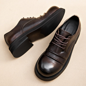 Zapatos de Cuero para Hombre, Transpirables, Impermeables, con Punta, Elegantes, Formales, Casuales, para Exteriores, que Aumentan la Altura, Tallas Grandes - Product Image 5