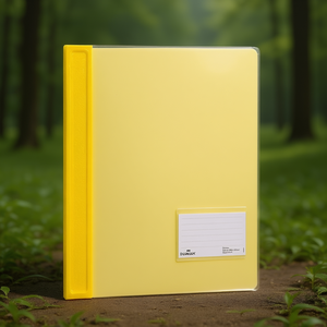 DURABLE DURALUX Extra Wide PVC Yellow Fastener Translucent DIN <b>A4</b> File <b>Folder</b> Accessories - Product Image 3