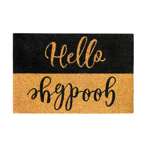 Tapis de bienvenue en fibre de coco durable avec tapis de porte en fibre naturelle PVC pour une utilisation extérieure et intérieure - Product Image 1