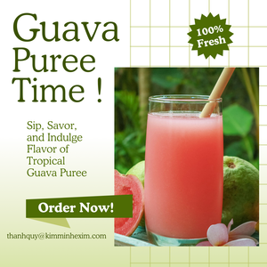 Kim Minh ฝรั่งบดปราศจากน้ำตาลทั่วโลกส่วนผสมจากธรรมชาติทั้งหมดน้ำผลไม้และผักจากเวียดนามในบรรจุภัณฑ์จำนวนมาก - Product Image 2