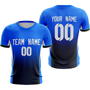 เสื้อเจอร์ซี่ย์ฟุตบอล,เสื้อฟุตบอลบริการ Oem พิมพ์ระเหิดเสื้อกีฬาคุณภาพสูงใส่เย็บปักถักร้อยโลโก้ - Product Image 1