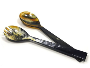 Cuchara de cuerno de buey y búfalo natural, cubiertos de pulido de espejo para bodas y restaurantes, cubiertos para servir de mesa - Product Image 5