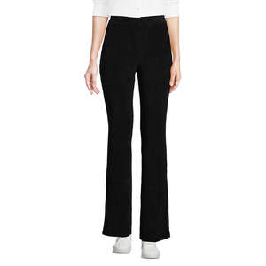 Black Trendy Womens Pull On Pant Ropa elegante Pantalones Palazzo de algodón de calidad superior Hecho en Bangladesh Moda al por mayor - Product Image 2