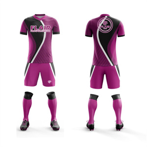 La mejor calidad, diseño personalizado, transpirable, comodidad, conjuntos de uniformes de camiseta de fútbol, servicio OEM para jóvenes, jugadores masculinos, corte automatizado - Product Image 6