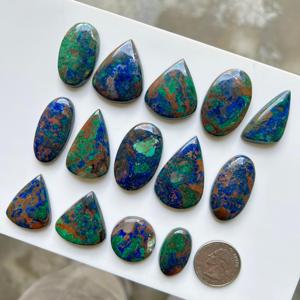 Zarinite naturelle de haute qualité en vrac Cabochon pierres précieuses guérison matériaux dégringolés pour la fabrication de bijoux en gros - Product Image 3