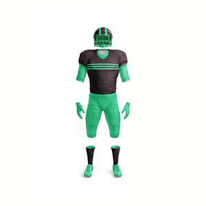 Uniforme de fútbol americano de alta calidad para hombres y mujeres, diseño de Color sólido Simple personalizado, opción de talla grande, venta de Pakistán - Product Image 2