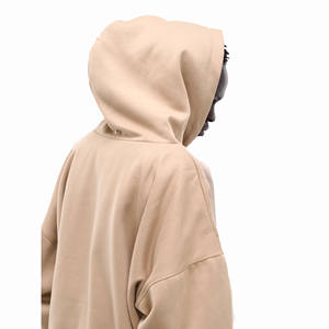 Sweat-shirt d'entraînement personnalisé pour homme, 100 % fibre de bambou, ODM, écologique, séchage rapide, décontracté, uni, teint, polaire avec logo personnalisé - Product Image 5