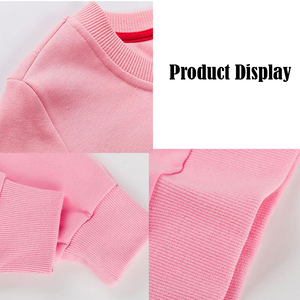 Sudadera de Cuello Redondo para Hombre, 400 g/m², Color Rosa Bebé, Transpirable, de Felpa de Algodón, Antiencogimiento, con Logotipo Personalizado, Fabricación OEM - Product Image 2