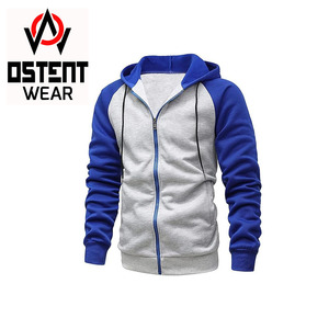 Sweat à capuche de luxe sur mesure pour homme, coupe classique, en coton épais 100 % écologique, brodé, pour l'hiver, vente en gros - Product Image 2