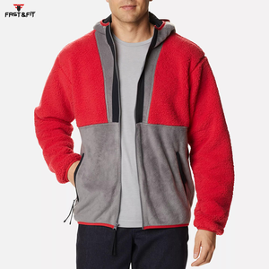 Design personnalisé Blouson camouflage formel en polyester Sherpa polaire à manches longues imperméable et respirant pour hommes - Product Image 3