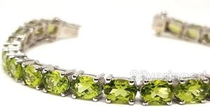 Women's <b>Bracelet</b> Natural Peridot Gemstone August Birthstone wedding Christmas Gift Handmade Jewelry 925 Sterling <b>Silver</b> <b>Bracelet</b> - Product Image 5