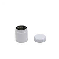 Boîte en métal scellée de qualité alimentaire personnalisée avec couvercle à vis pour le stockage de la poudre de matcha, vente en gros d'usine