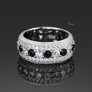 Anillo de compromiso de Halo de diamante cultivado en laboratorio de oro sólido de 10K de lujo, joyería nupcial, regalo único de aniversario de boda para ella - Product Image 3