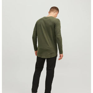 Camiseta de Gran Tamaño de Alta Calidad, Camiseta de Manga Larga para Hombre, Camisetas Unisex Personalizadas con Hombros Caídos, Algodón, Ropa Urbana Personalizada OEM - Product Image 6