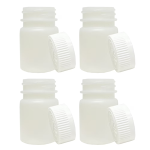 Caja de plástico blanca. Envase de Plástico para Productos de Salud, Botella Vacía para Vitaminas y Gomitas con Tapa a Prueba de Niños - Product Image 4