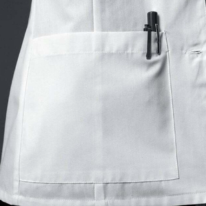 Blouse de laboratoire médicale unisexe personnalisée en gros, tenue de travail professionnelle pour médecin et infirmière, uniforme de laboratoire blanc respirant - Product Image 5
