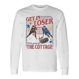 Maglietta a maniche lunghe 'Get in Loser We're Going to the Cottage' - Prodotto promozionale - Product Image 1